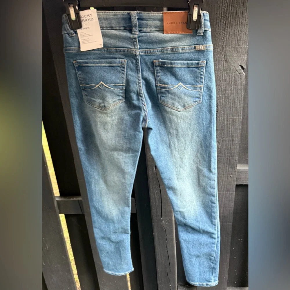 Lucky Brand Zoe Skinny Girls' Ada Wash Jeans Size 10 NWT - Picture 2 of 11